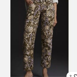 Anthropologie Womens 25 Pilcro The Wanderer Printed Pants